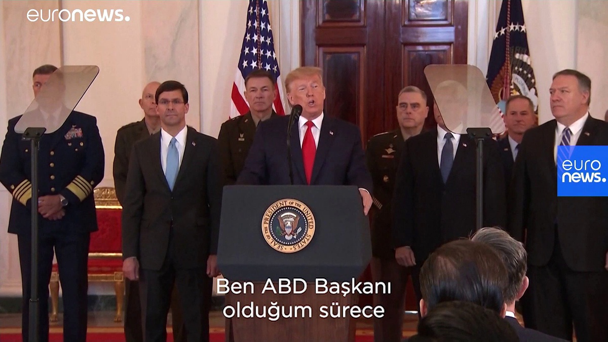 Trump: Can kaybımız yok, İran tavır değişmezse ekonomik yaptırımla cevap veririz