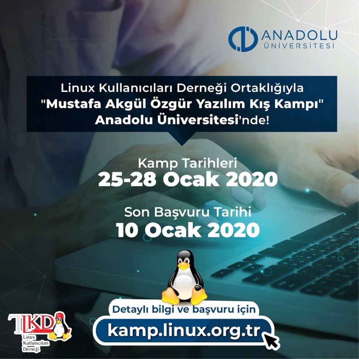 Ücretsiz özgür yazılım eğitimleri Anadolu Üniversitesi\'nde