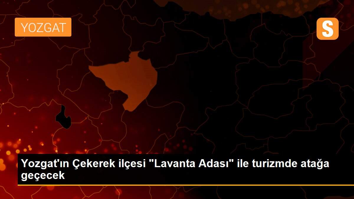 Yozgat\'ın Çekerek ilçesi "Lavanta Adası" ile turizmde atağa geçecek