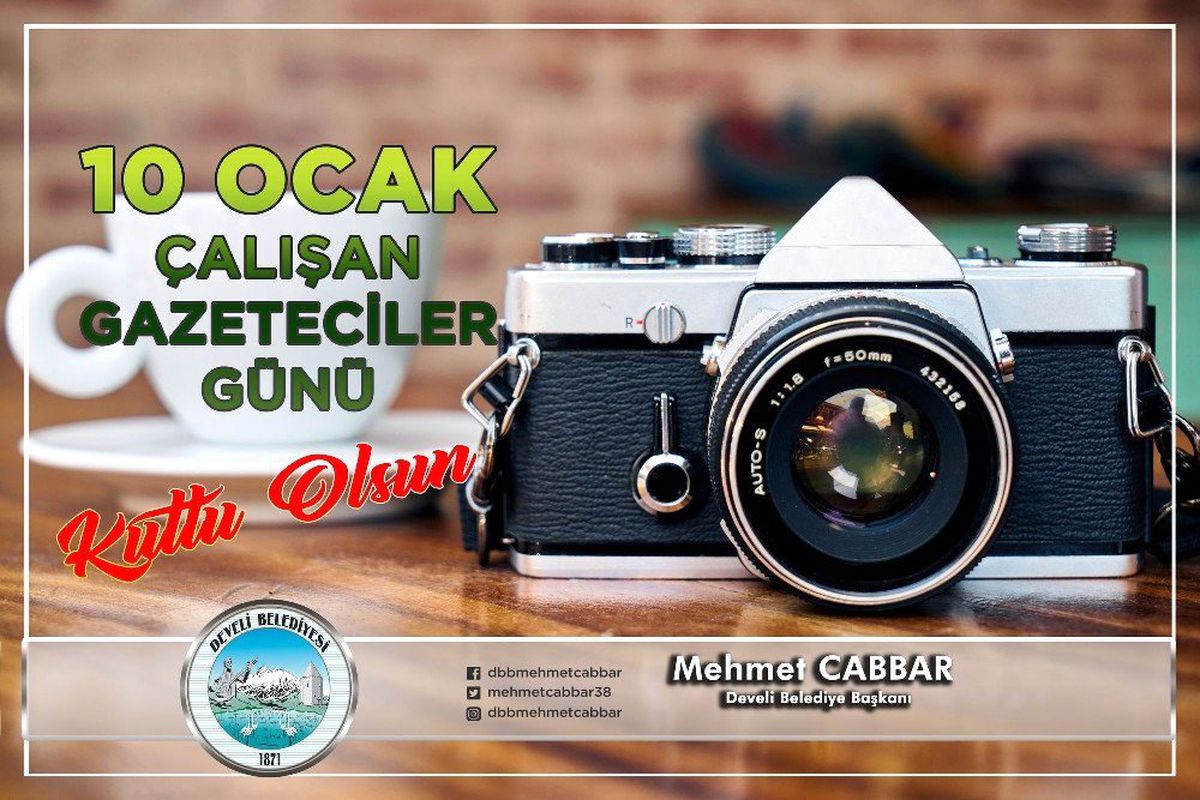 Başkan Cabbar\'ın 10 Ocak Çalışan Gazeteciler Günü mesajı