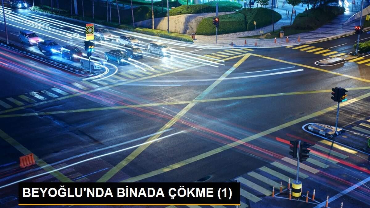 BEYOĞLU\'NDA BİNADA ÇÖKME (1)