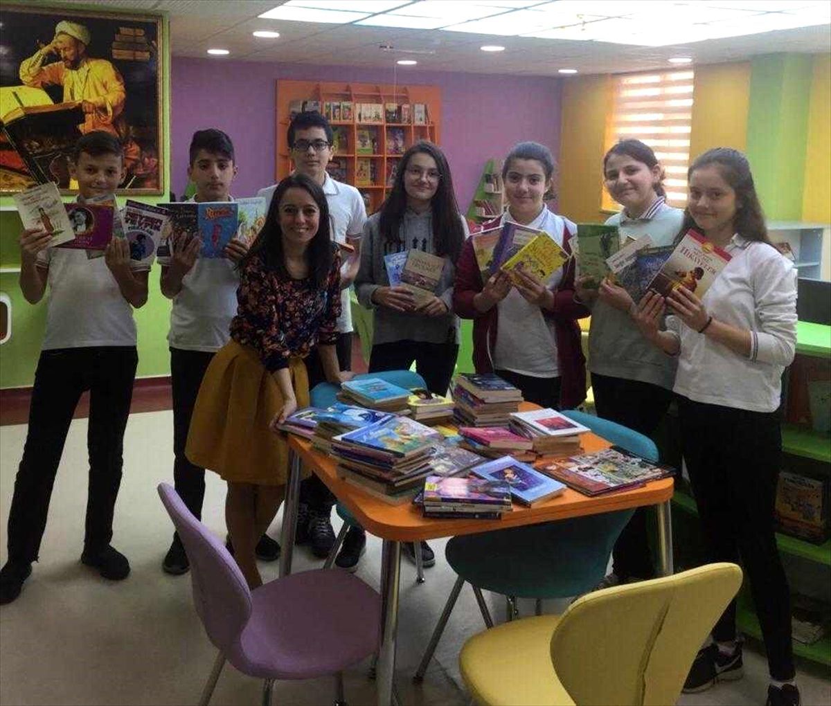ESMEK projesiyle 49 köy okuluna 14 bin kitap ulaştırıldı