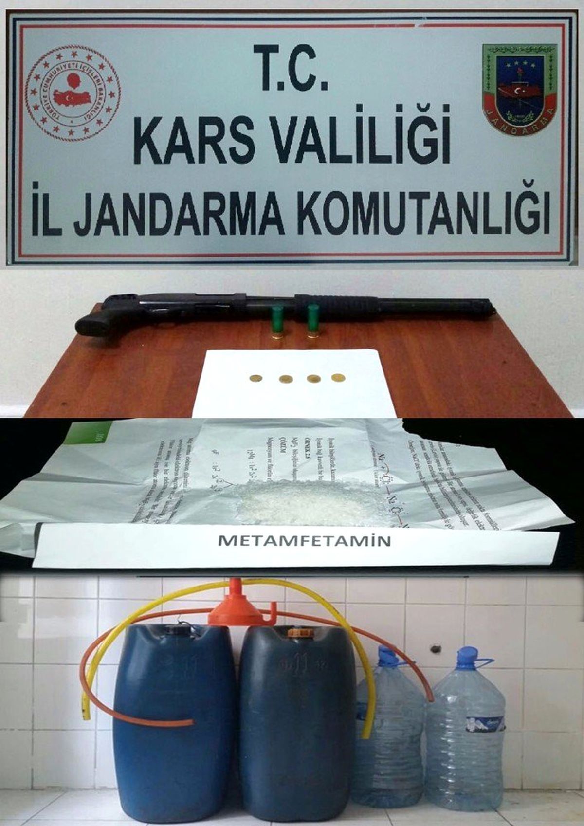 Kars\'ta jandarmadan uyuşturucu operasyonu