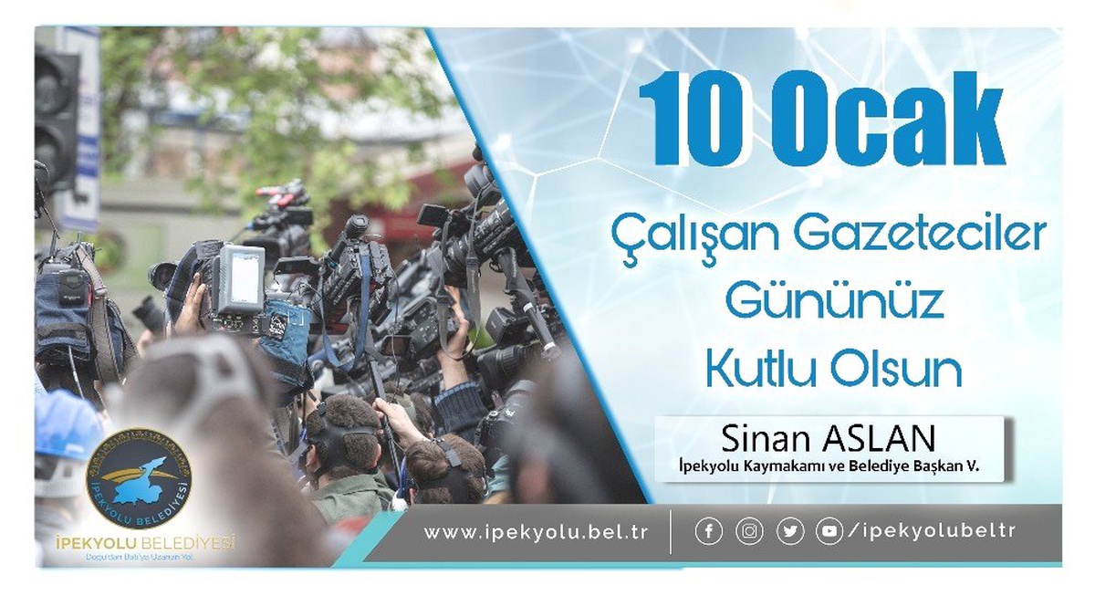 Kaymakam Aslan\'dan 10 Ocak Çalışan Gazeteciler Günü mesajı
