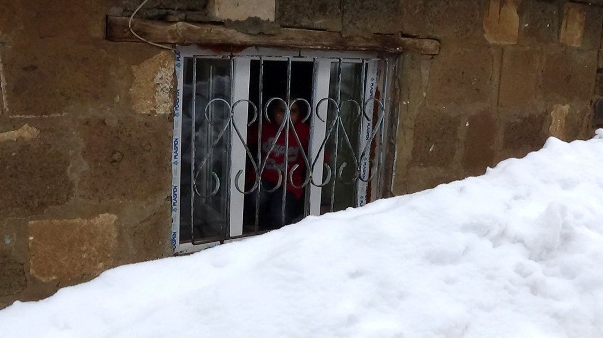 Muş\'ta tek katlı evler kara gömüldü