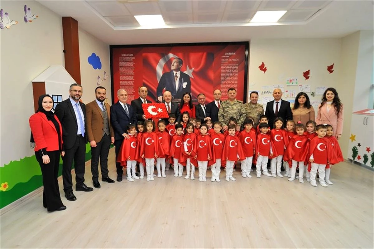 Osmaniye Valisi Coşkun, OKÜ anaokulu öğrencilerini ziyaret etti