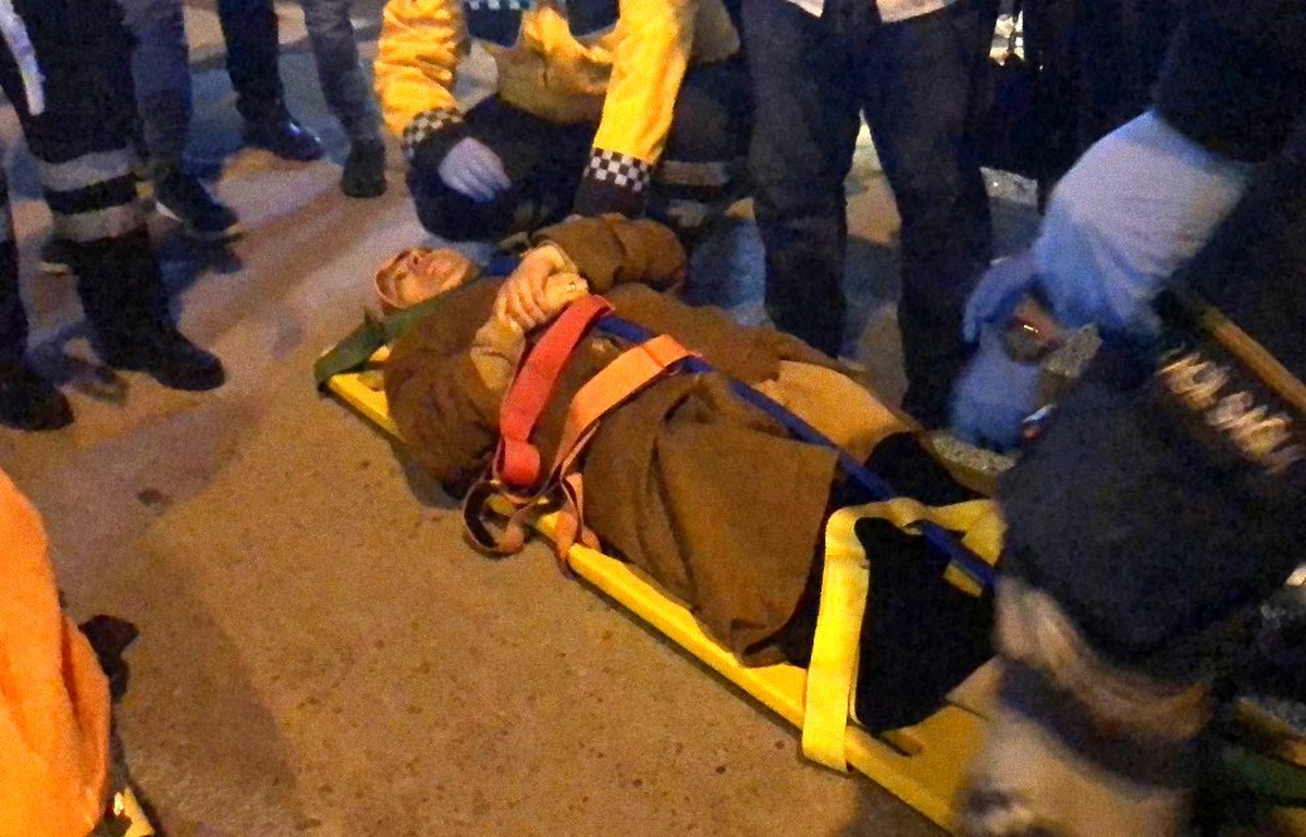 Otomobilin çarptığı kadın kısa süreli hafıza kaybı yaşadı