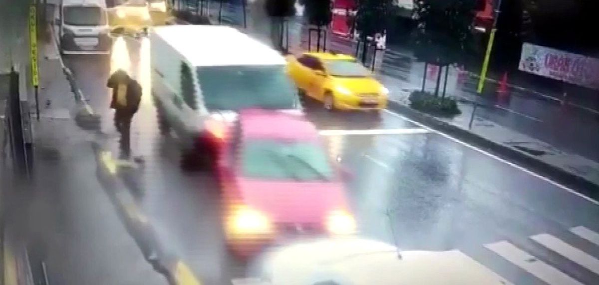 (Özel) İnanılmaz kazada ölümden saniyelerle böyle kurtuldu