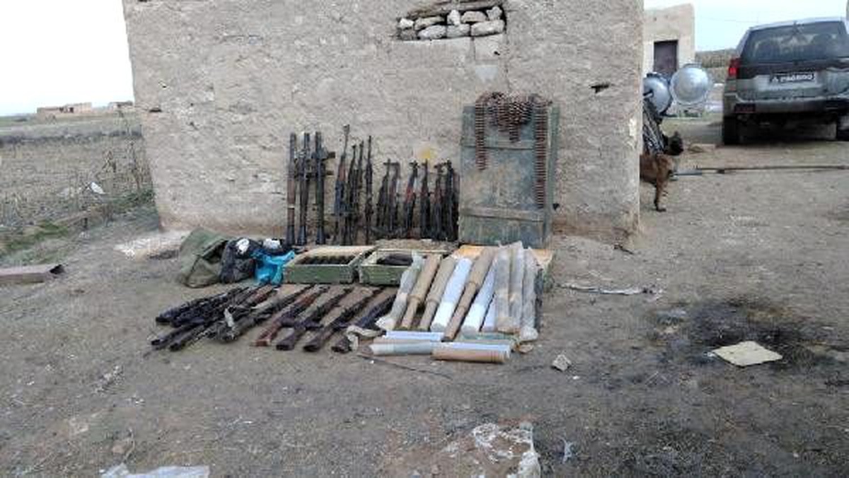 PKK/YPG\'ye ait silah ve mühimmatlar imha edildi