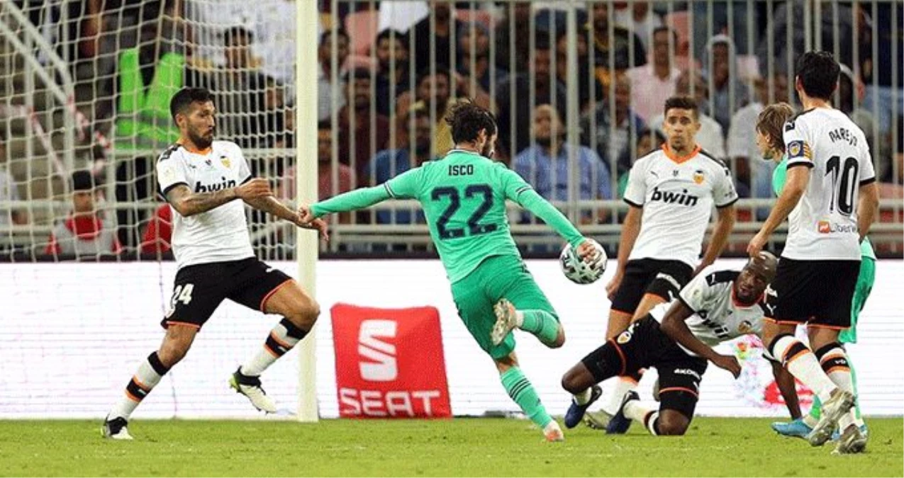 Real Madrid, Valencia\'yı 3-1 yenerek Süper Kupa\'da finale yükseldi
