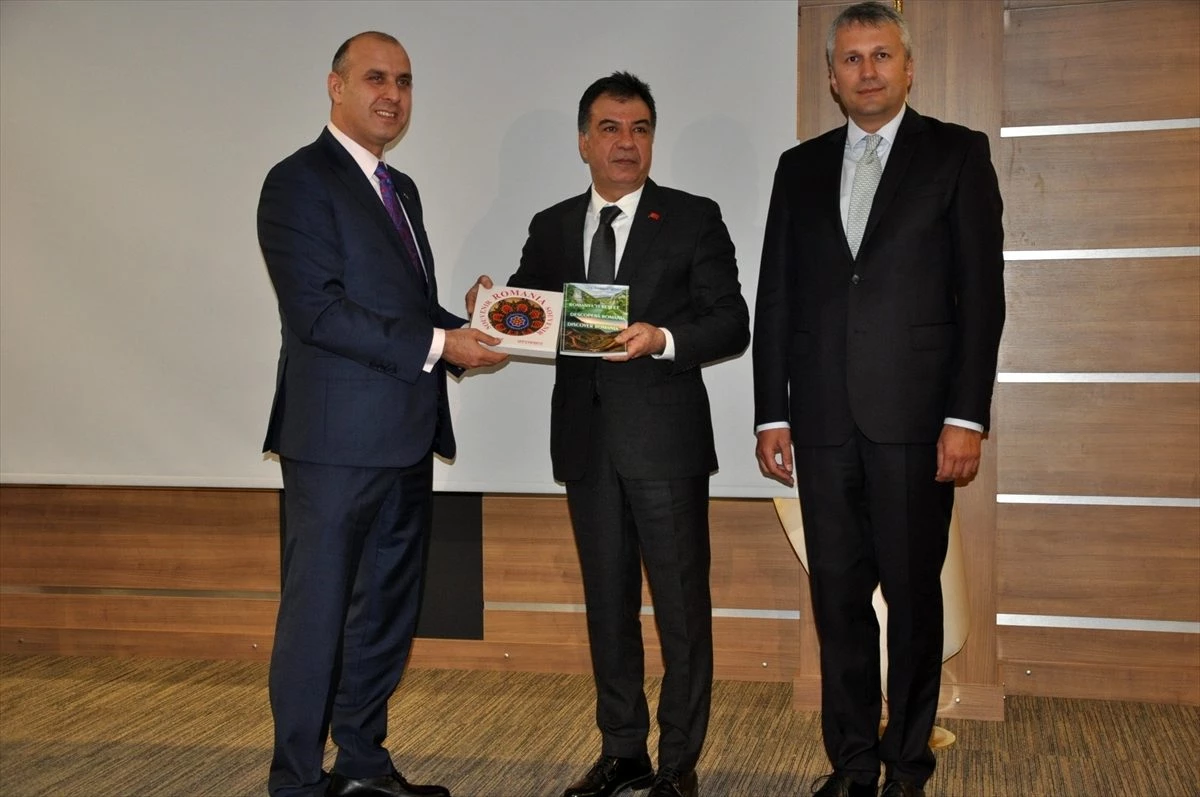 Romanya\'nın Ankara Büyükelçisi Şopanda, Tarsus\'ta iş adamlarıyla bir araya geldi