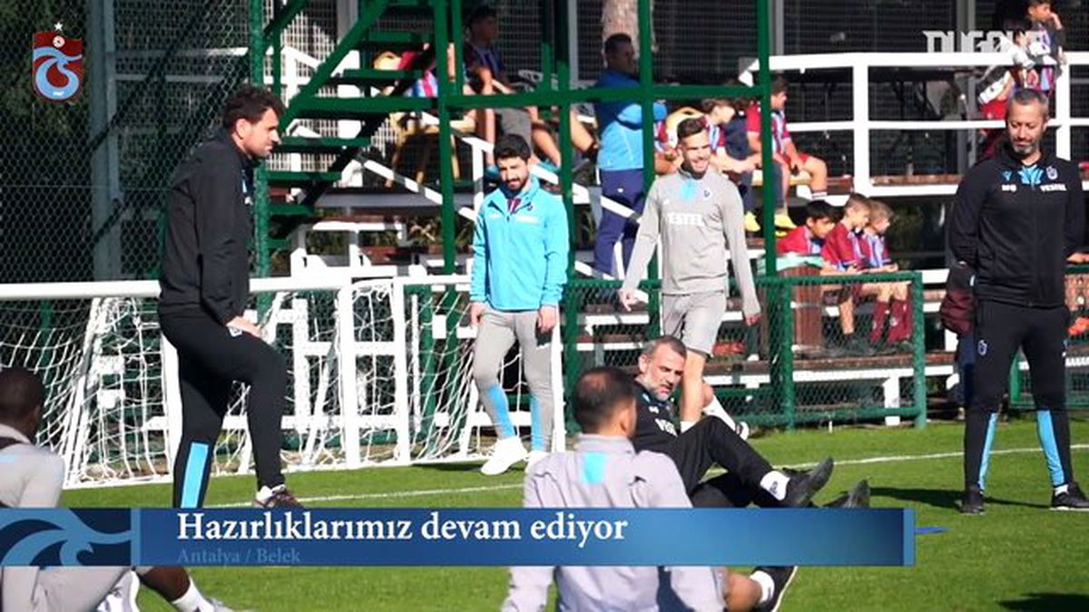 Trabzonspor\'un Antalya Kampı Devam Ediyor