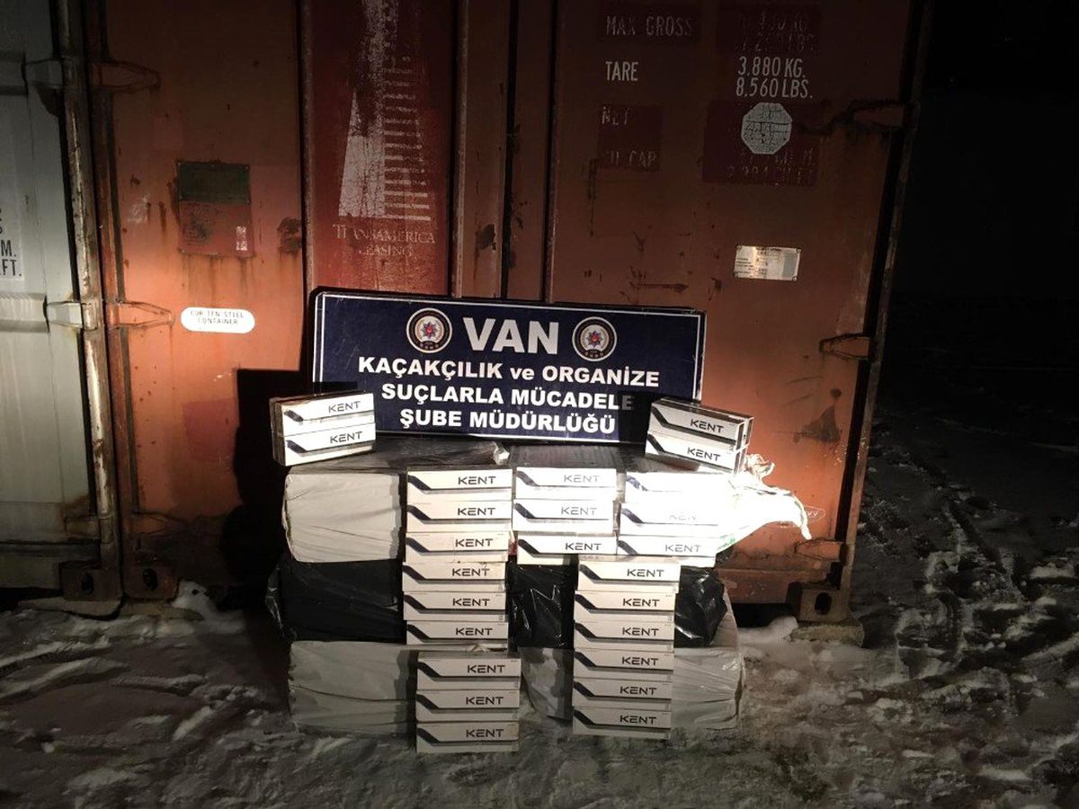 Van\'da bir haftada 27 bin 650 paket kaçak sigara ele geçirildi
