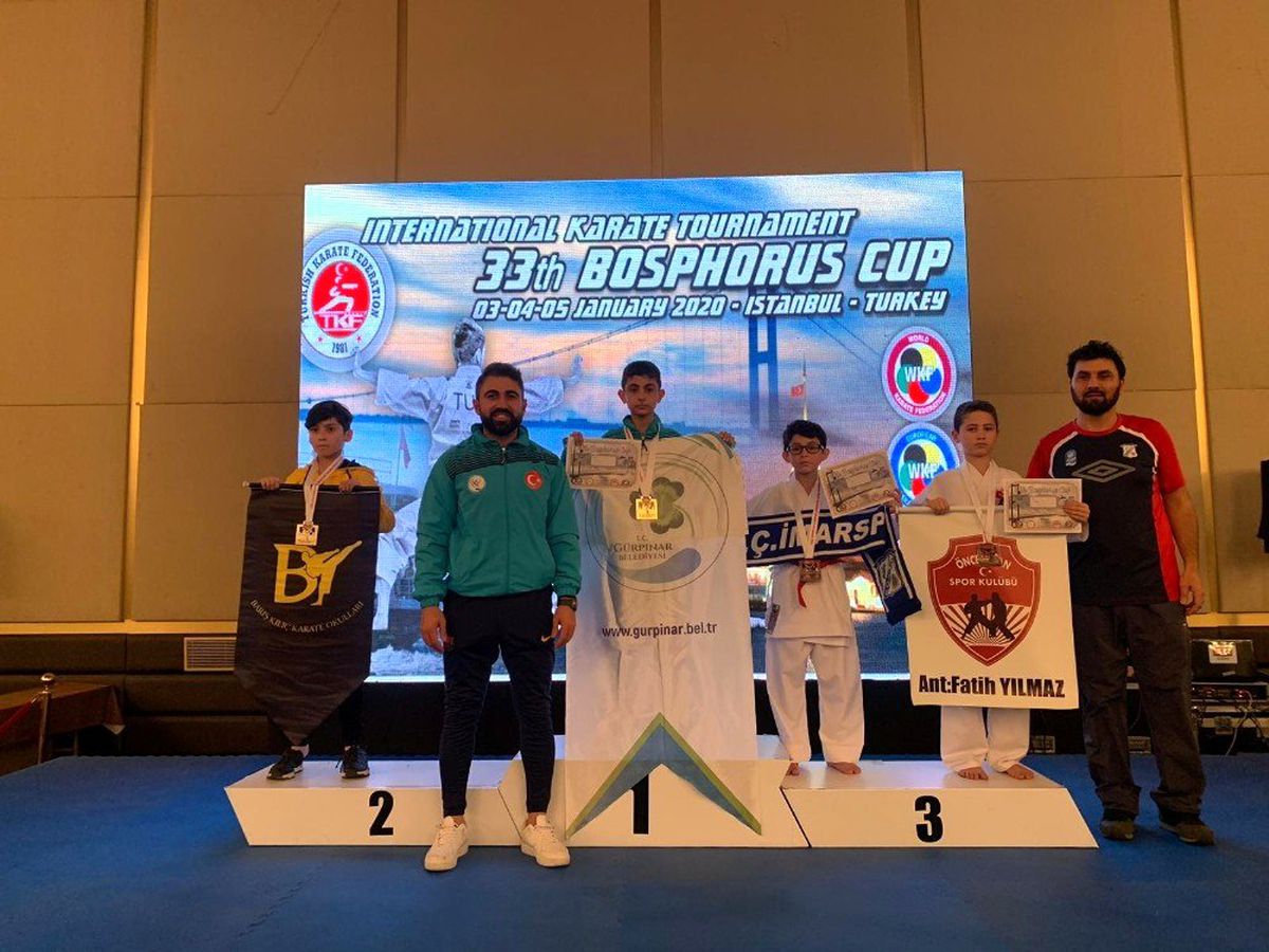 33. Uluslararası Boğaziçi Karate Turnuvasında Van rüzgarı