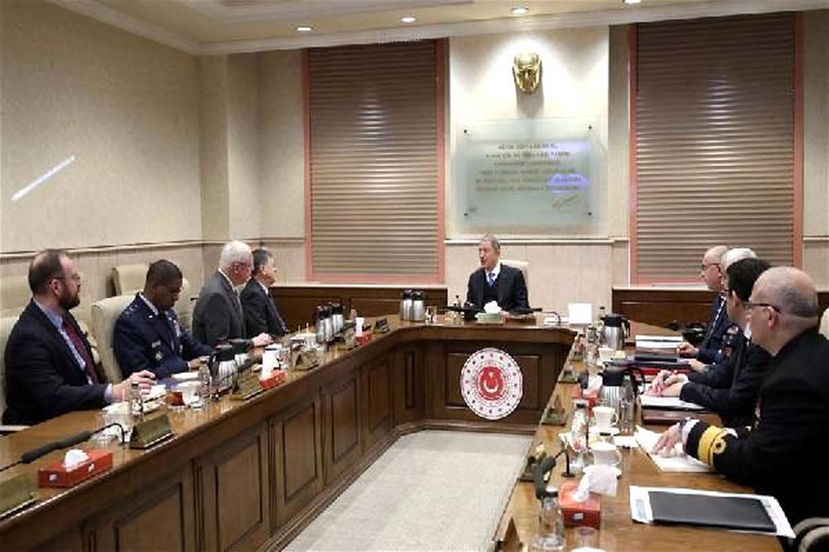 Bakan Akar, ABD Suriye Özel Temsilcisi Jeffrey\'i kabul etti