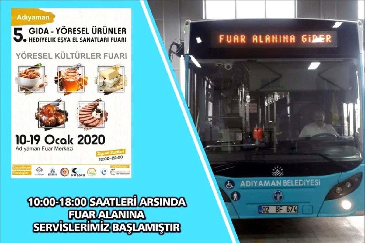 Belediye otobüsleri fuar alanına kadar hizmet verecek