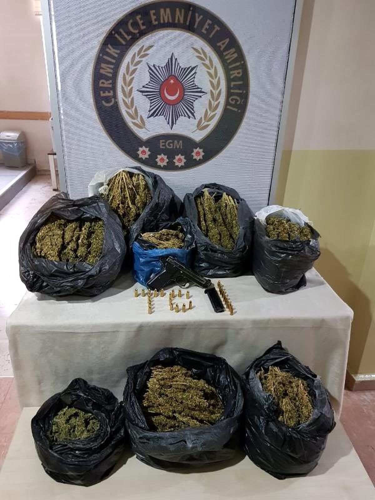 Çermik\'te evde uyuşturucuya tutuklama