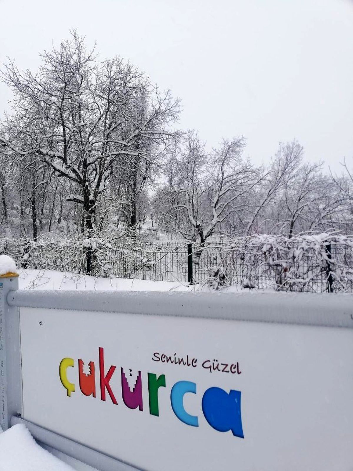Çukurca\'da kar yağışı