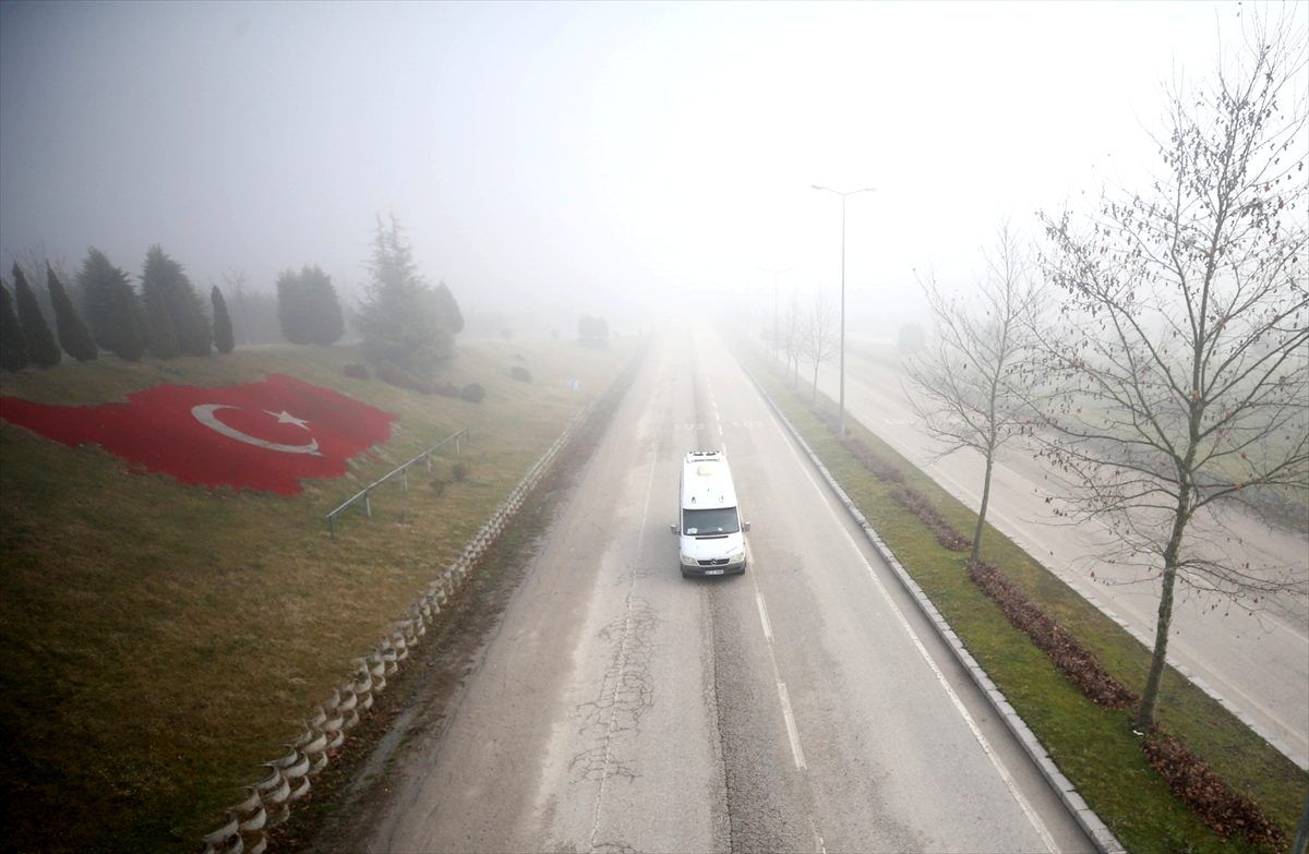 Düzce\'de yoğun sis etkili oluyor