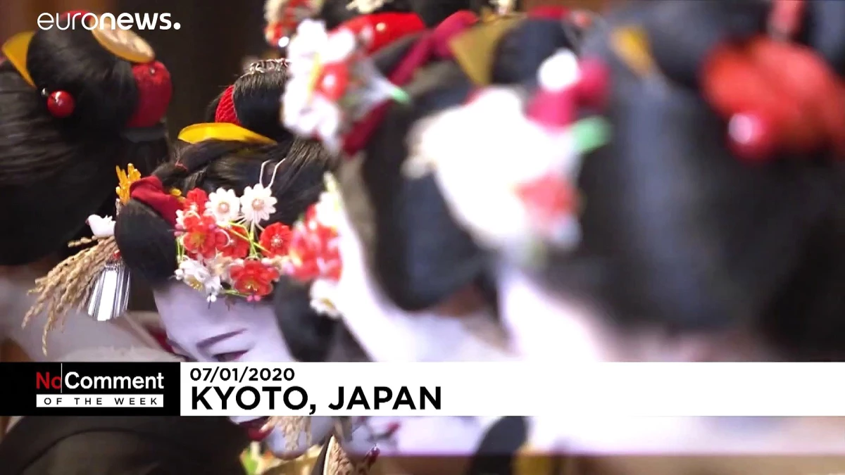 Haftanın No Comment videoları: Yüzen e-bisiklet, Kyoto\'da geyşaların dansı, Kara Nasıralı Festivali