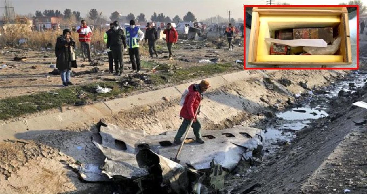 İran\'da düşen Ukrayna\'ya ait yolcu uçağının kara kutusunun görüntüleri yayınlandı
