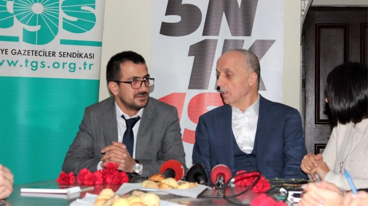 İŞ Konfederasyonu Başkanı Atalay: "Bağımsız ve tarafsız gazetecilere dünyada olduğu gibi bizim de...