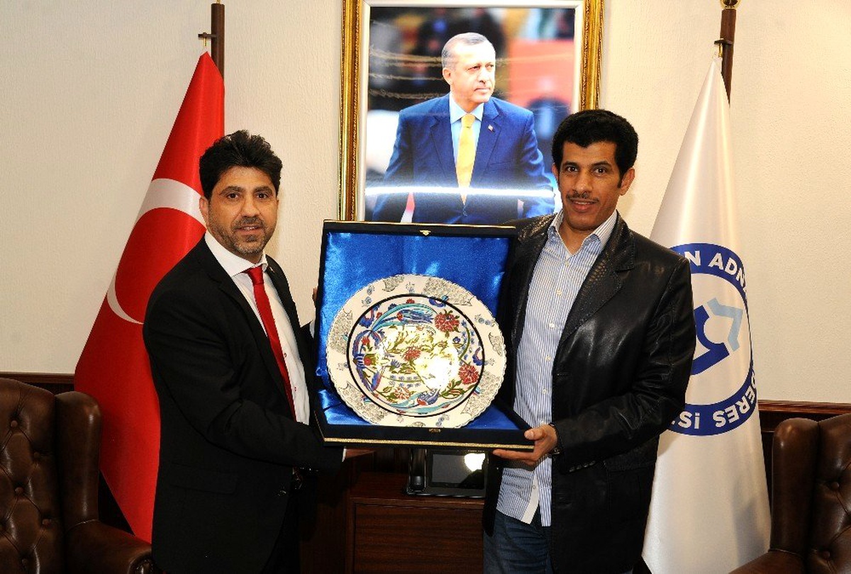 Katar Büyükelçisinden Rektör Aldemir\'e ziyaret