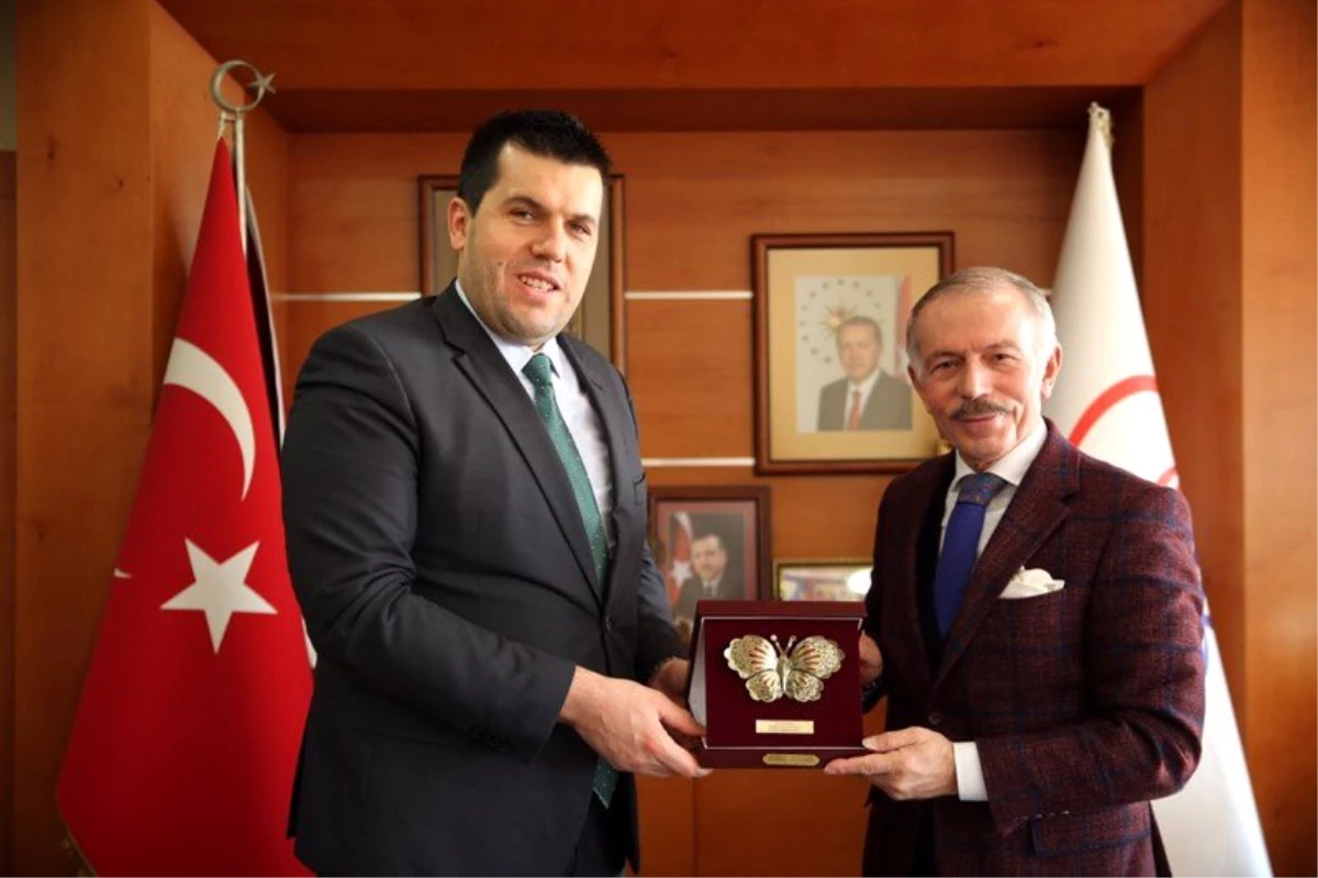 Kuzey Makedonya Devlet Bakanı\'ndan Başkan Aydıner\'e ziyaret