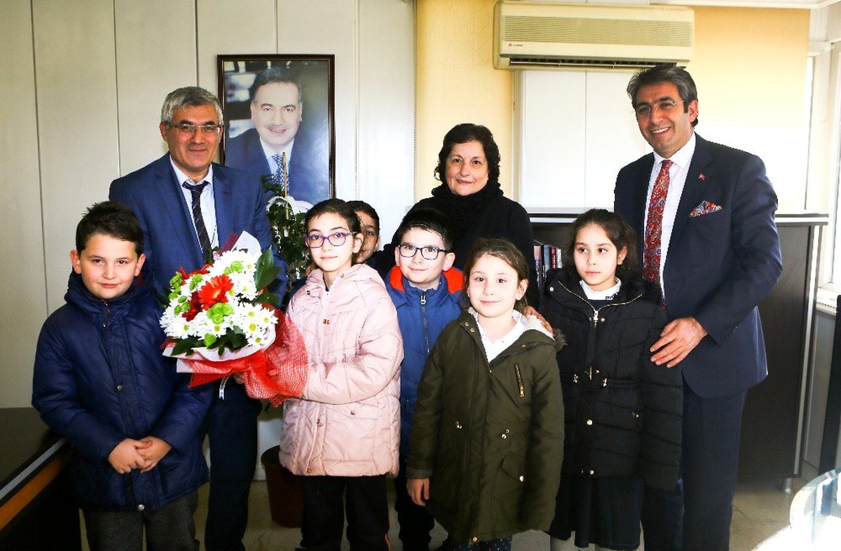 Öğrencilerinden İHA\'ya ziyaret