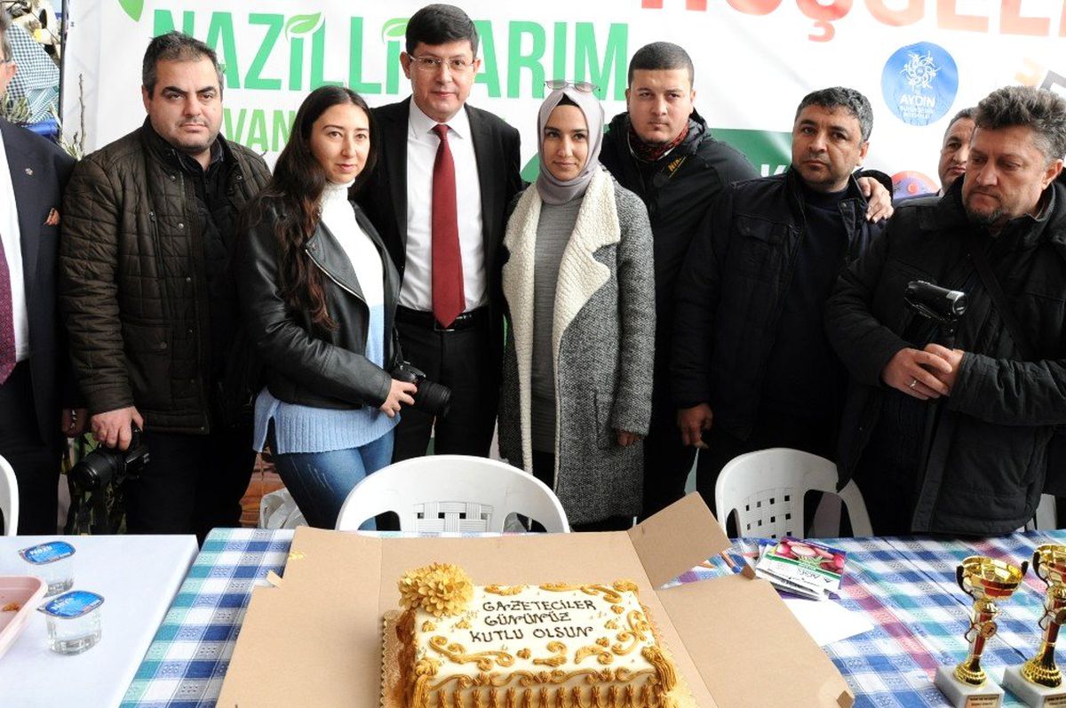 Tarım Fuarında gazetecilere sürpriz