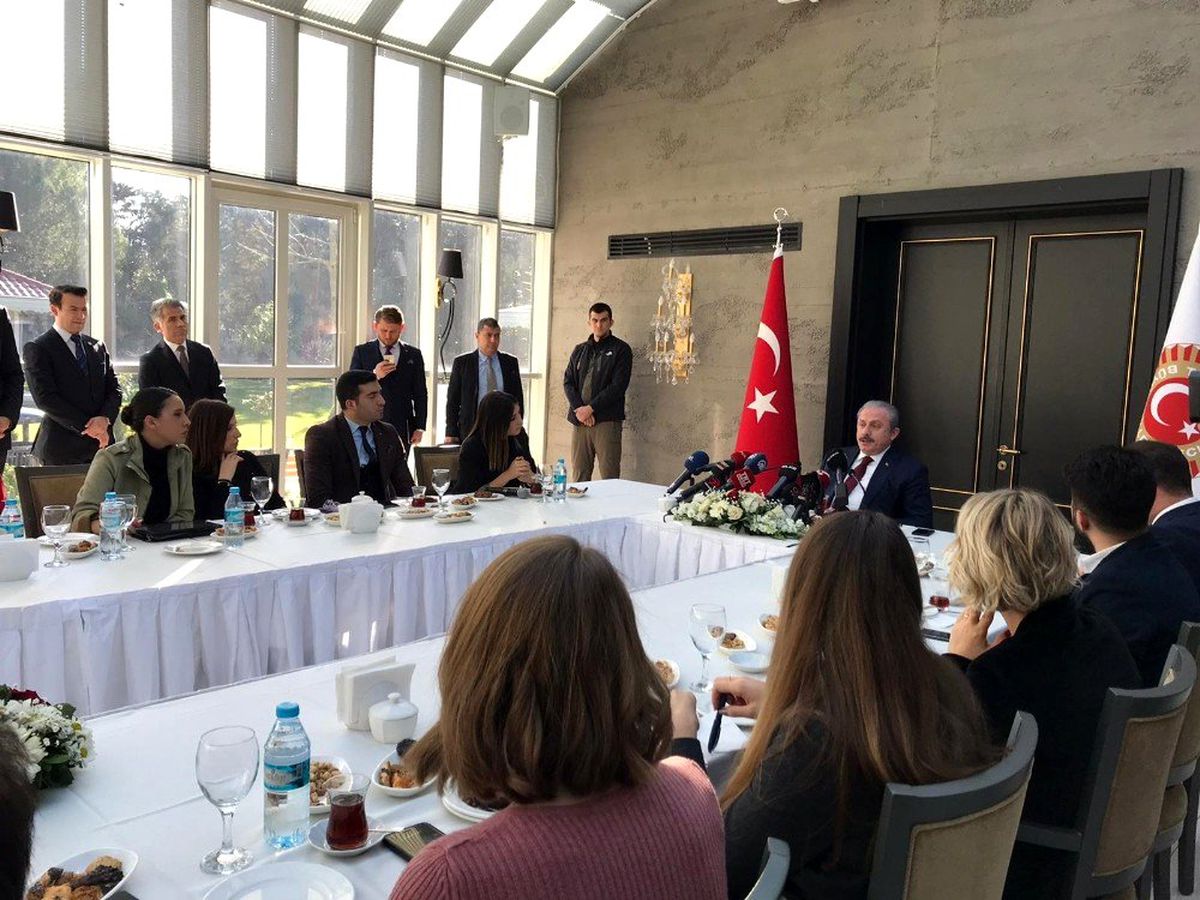 TBMM Başkanı Mustafa Şentop gazeteciler ile bir araya geldi