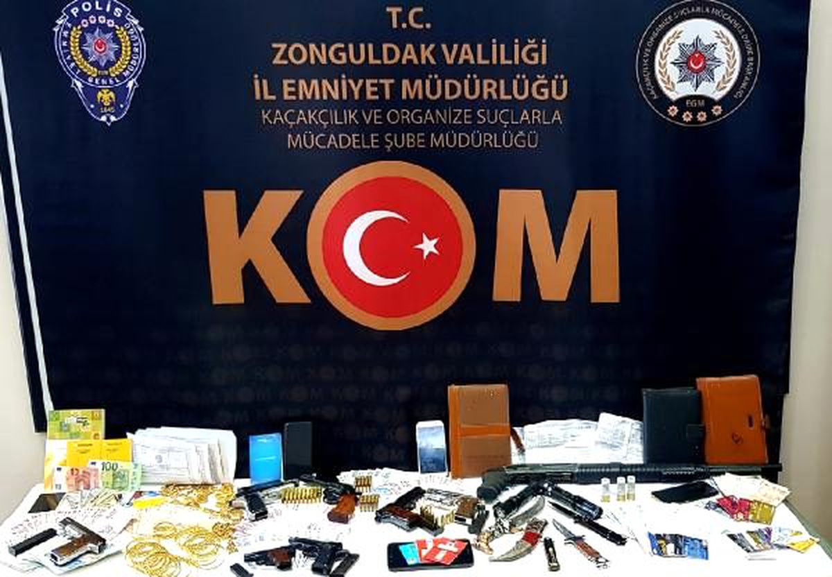 Zonguldak\'ta tefeci operasyonu: 10 gözaltı