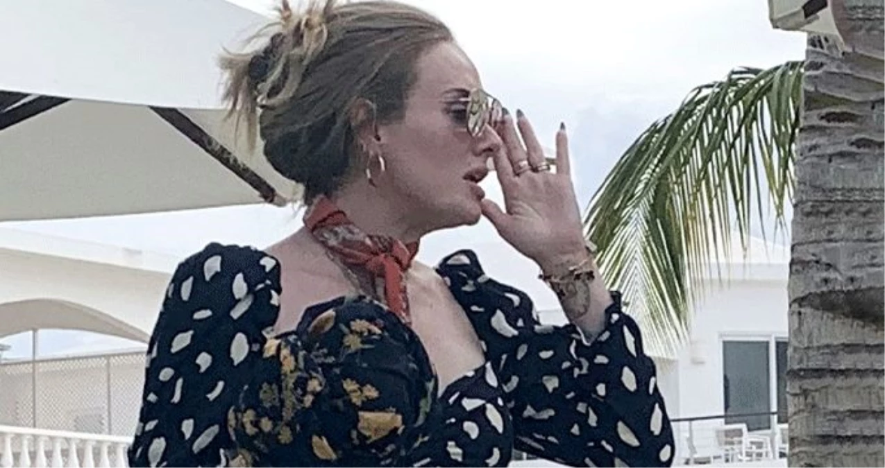 45 kilo veren şarkıcı Adele\'in fotoğrafındaki göğüs detayı dikkat çekti