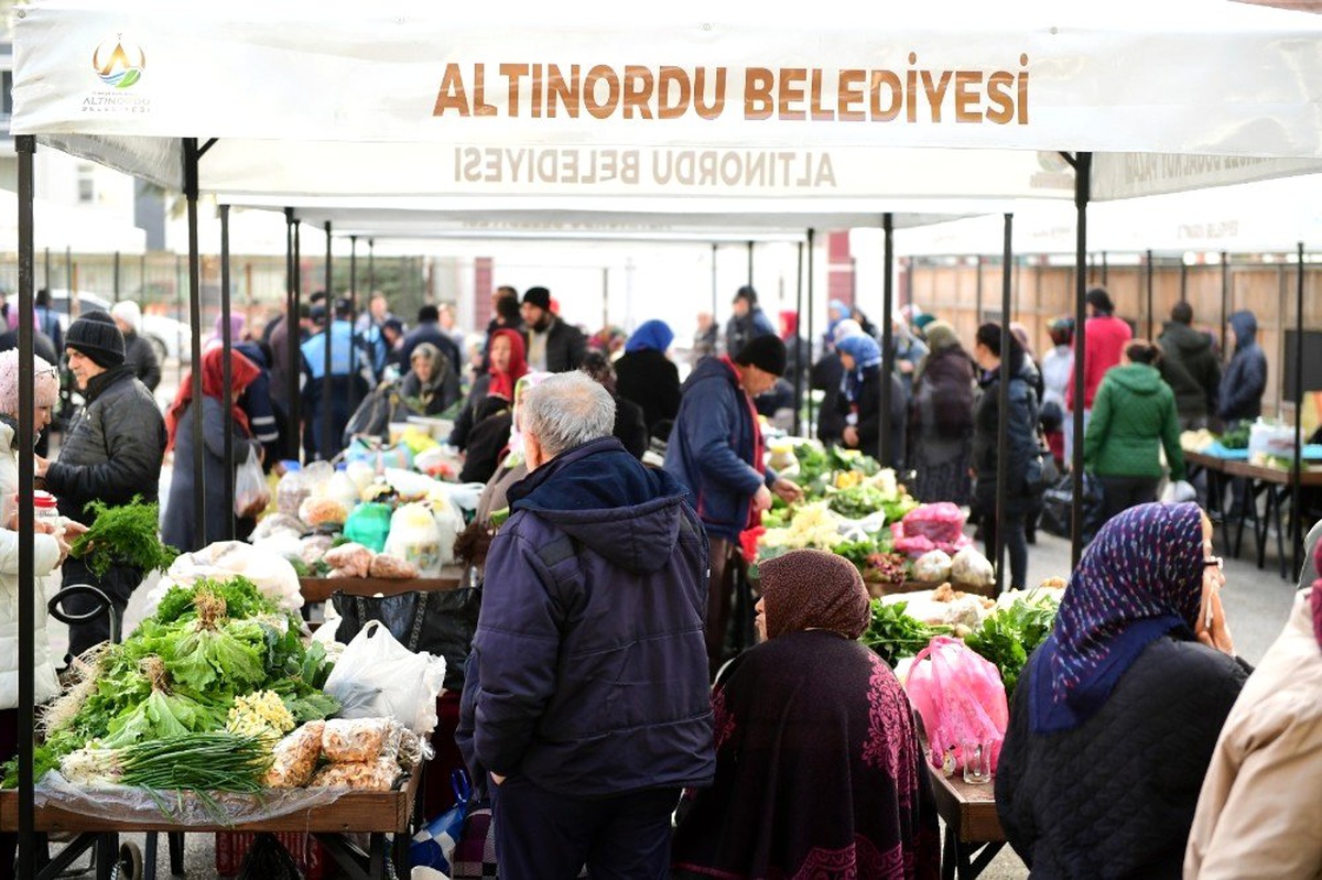 Altınordu\'da organik pazar