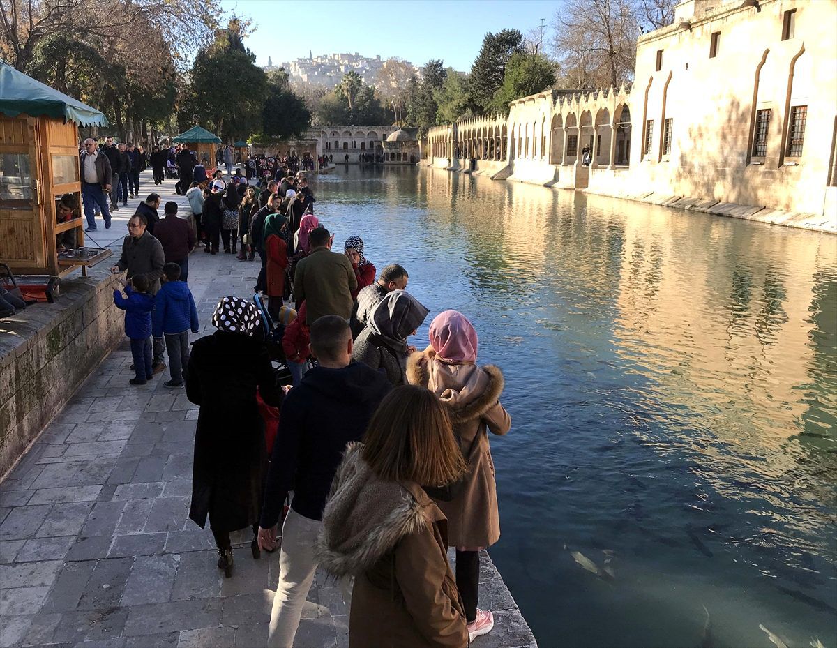 Balıklıgöl\'de hafta sonu yoğunluğu yaşandı