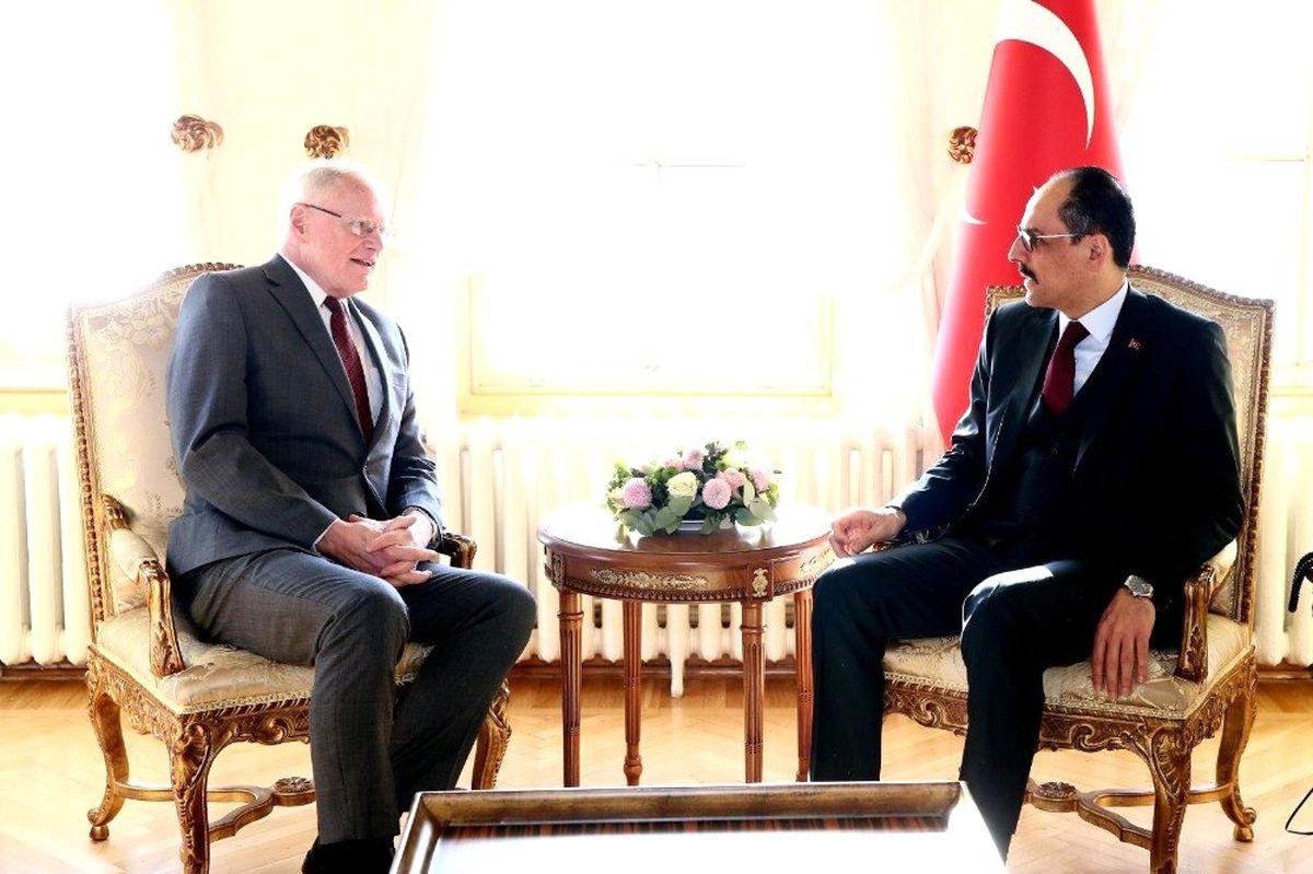 Cumhurbaşkanı Sözcüsü Kalın, ABD\'nin Suriye Özel Temsilcisi Jeffrey ile görüştü