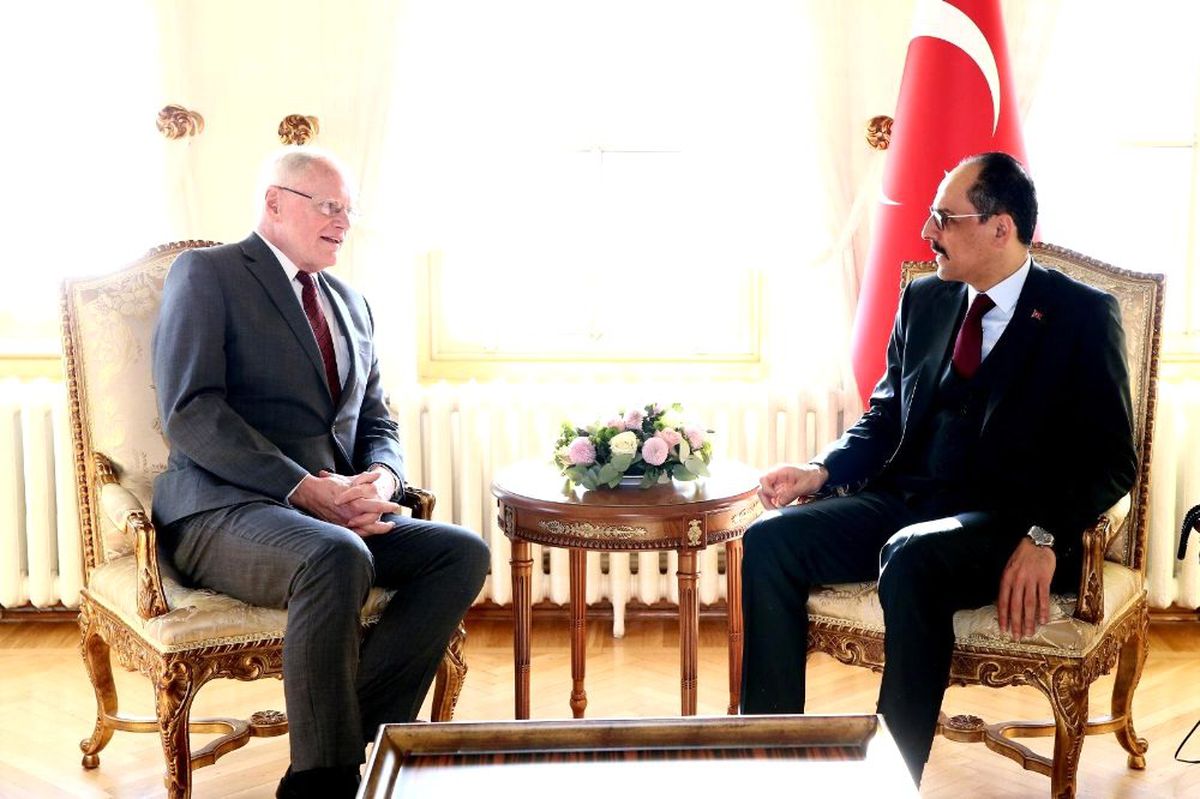 Cumhurbaşkanı Sözcüsü Kalın, ABD\'nin Suriye Özel Temsilcisi Jeffrey ile görüştü