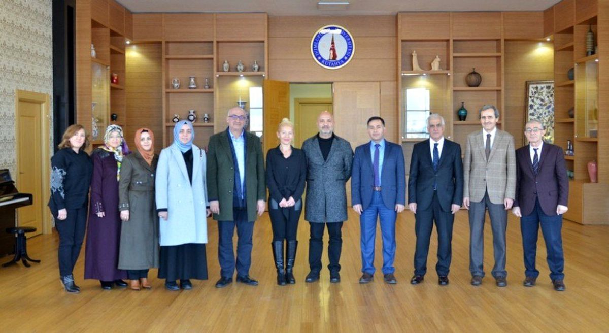 Prof. Dr. Ataç ve Prof. Dr. Şanlıdağ\'dan DPÜ\'ye ziyaret