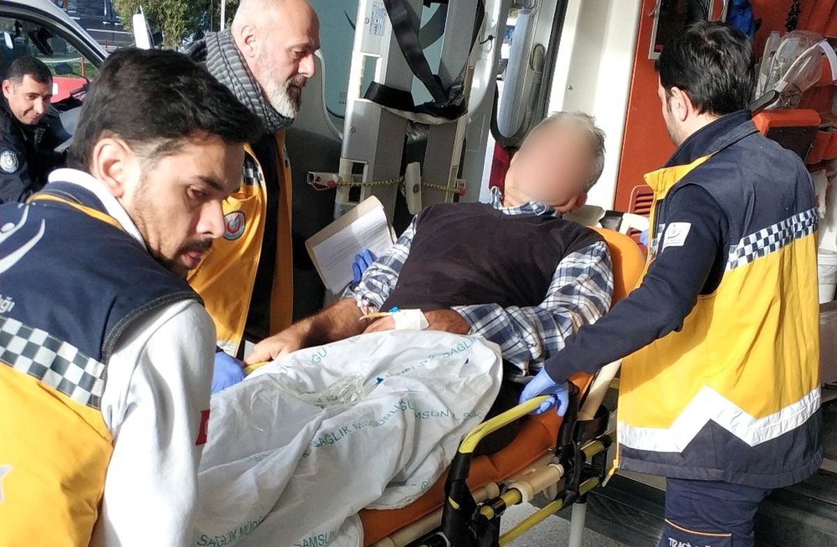 Samsun\'da bıçaklı saldırı: 1 yaralı