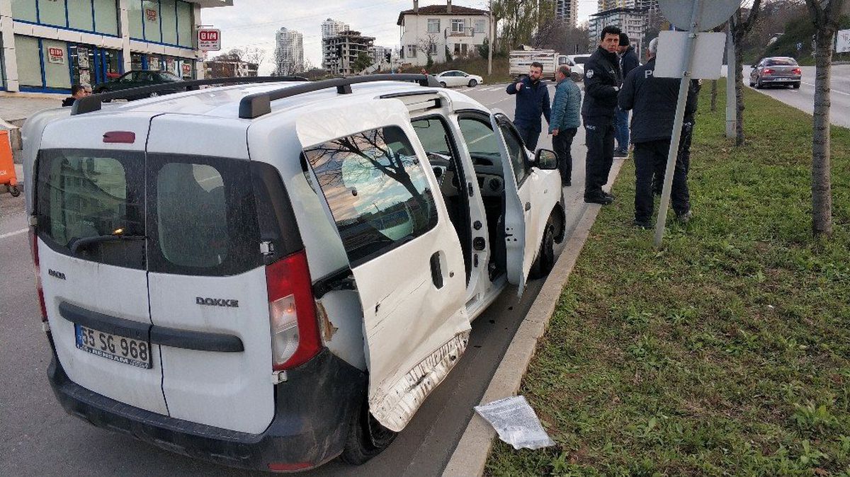 Samsun\'da trafik kazası: 1 yaralı