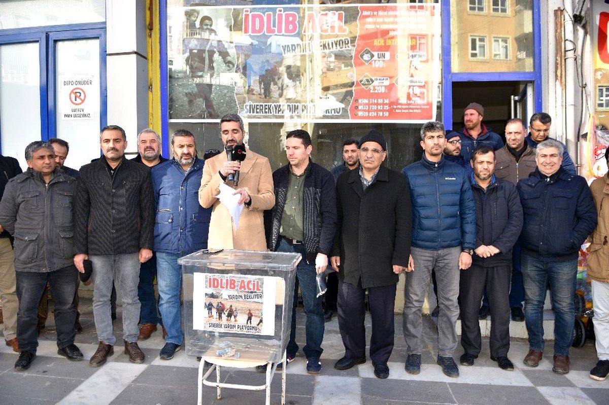 Siverek\'ten İdlip\'e yardım kampanyası