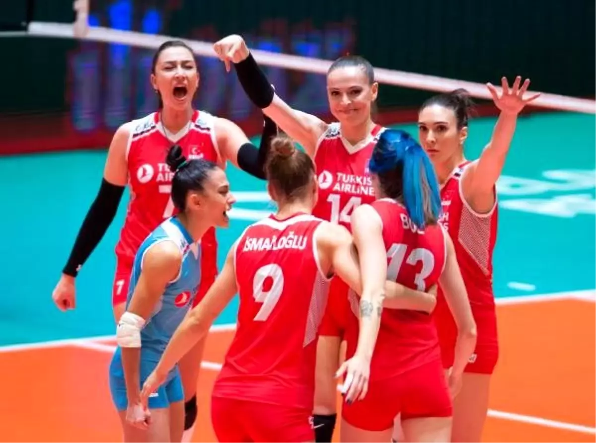 A Milli Kadın Voleybol Takımı, olimpiyat kotasını aldı!