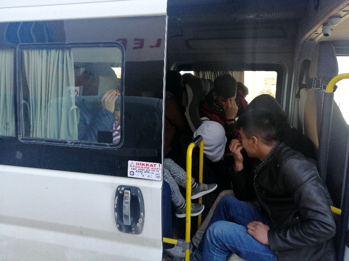 Çanakkale\'de 55 mülteci yakalandı