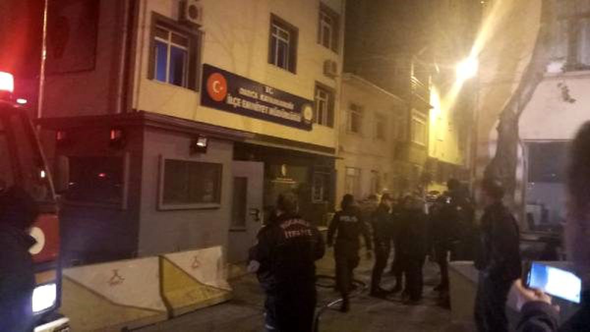 Darıca\'da emniyet müdürlüğünde yangın