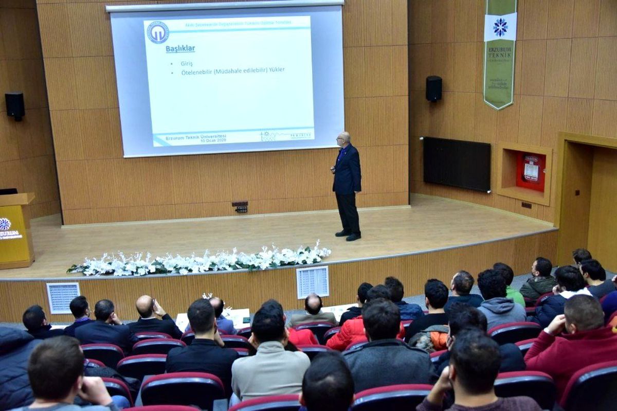 ETÜ\'de \'Akıllı Şebekelerde Değiştirilebilir Yüklerin Optimal Yönetimi\' konferansı