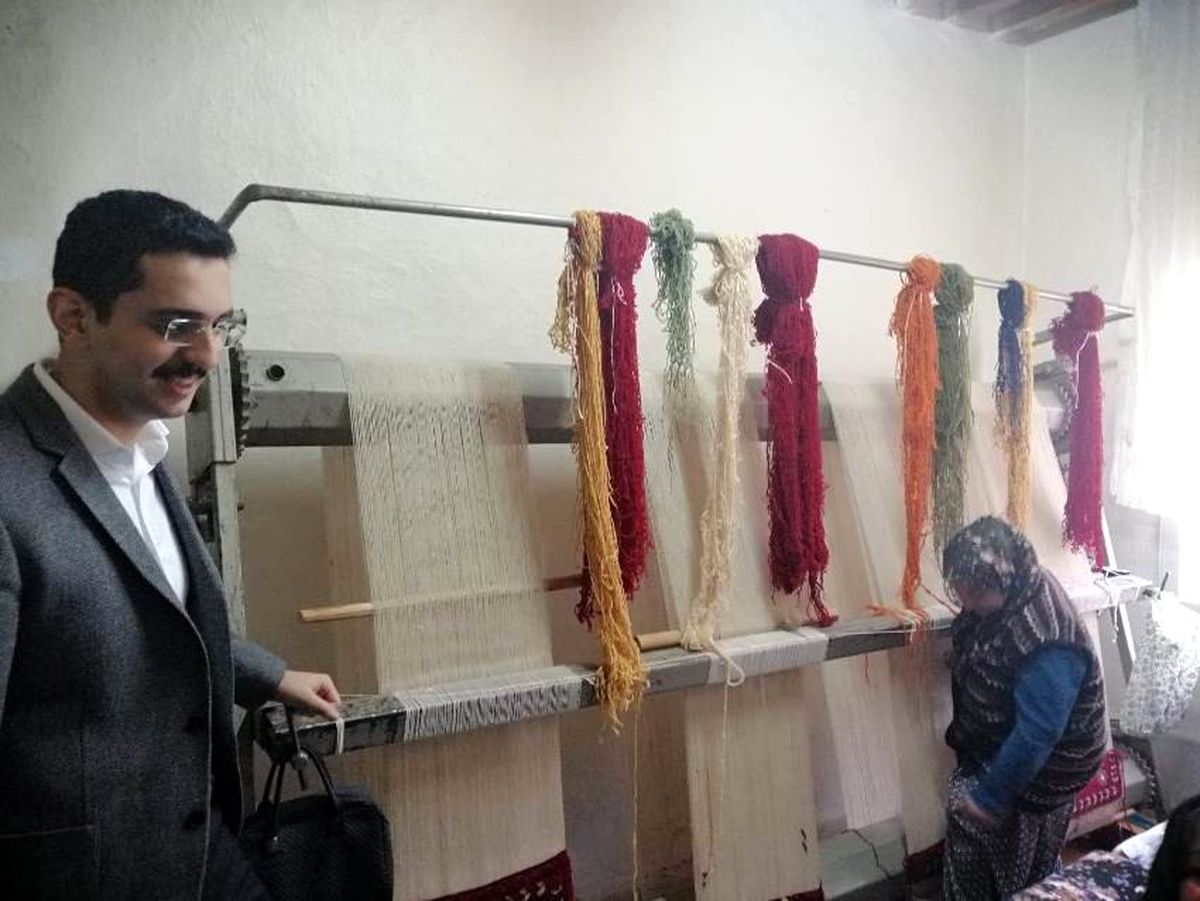 Halı Dokuma kursuna yoğun ilgi