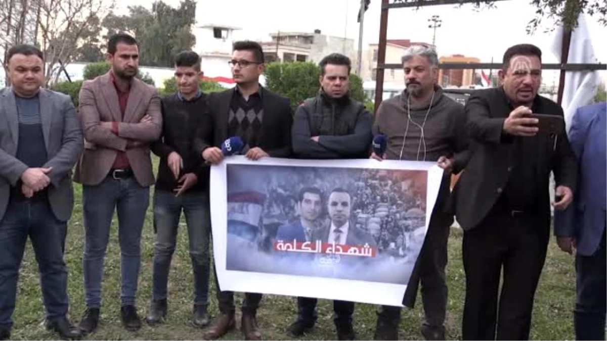 Irak\'ta gazetecilere yönelik saldırılar Kerkük\'te protesto edildi
