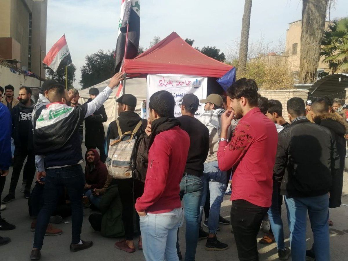 Irak\'taki protestolarda yaralı sayısı 59\'a yükseldi