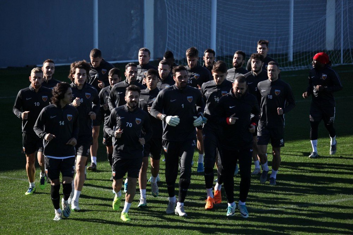 Kayserispor\'un Antalya kampı sona erdi