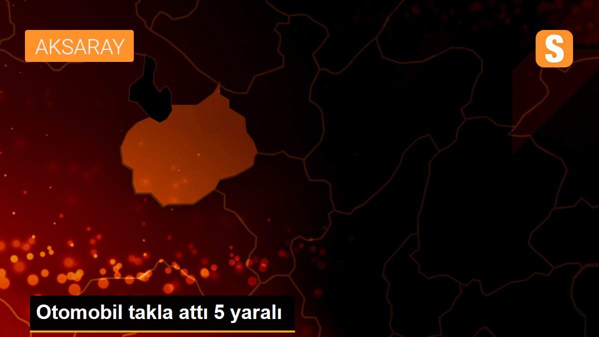 Otomobil takla attı 5 yaralı